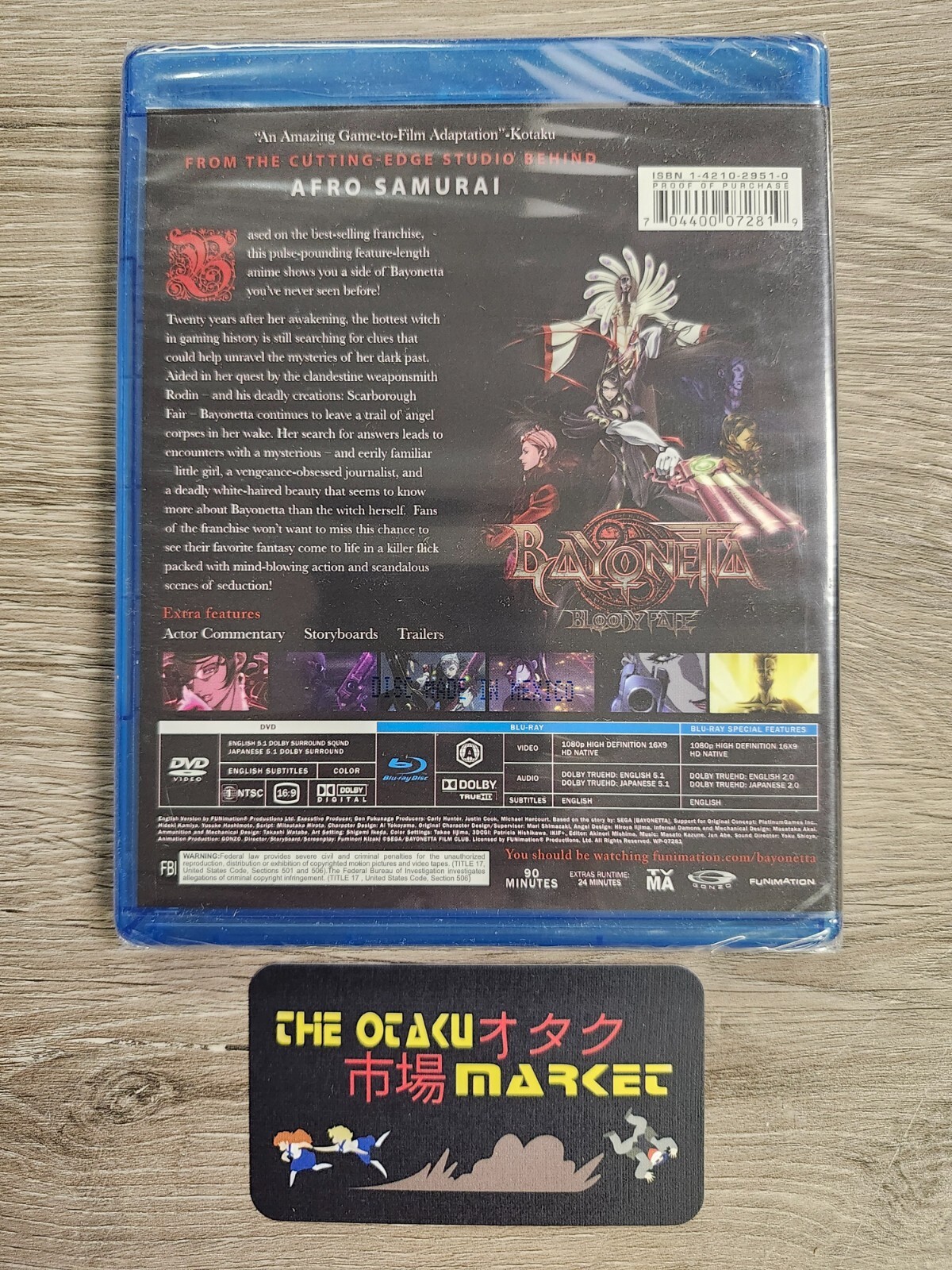 Bayonetta: Bloody Fate the movie / NEW anime Blu-ray from Funimation