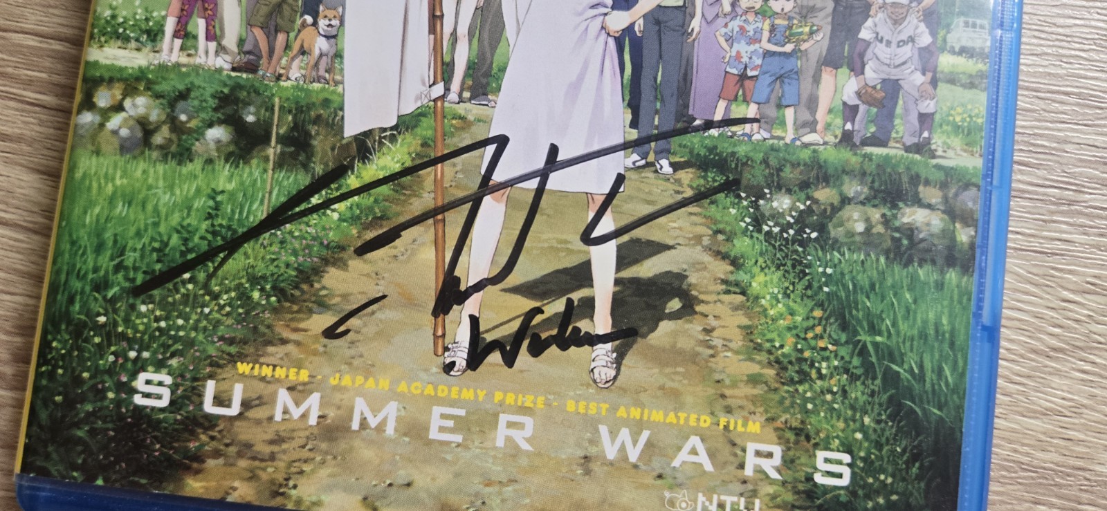 Summer Wars Blu-ray DVD Combo Funimation w/ real Autographs