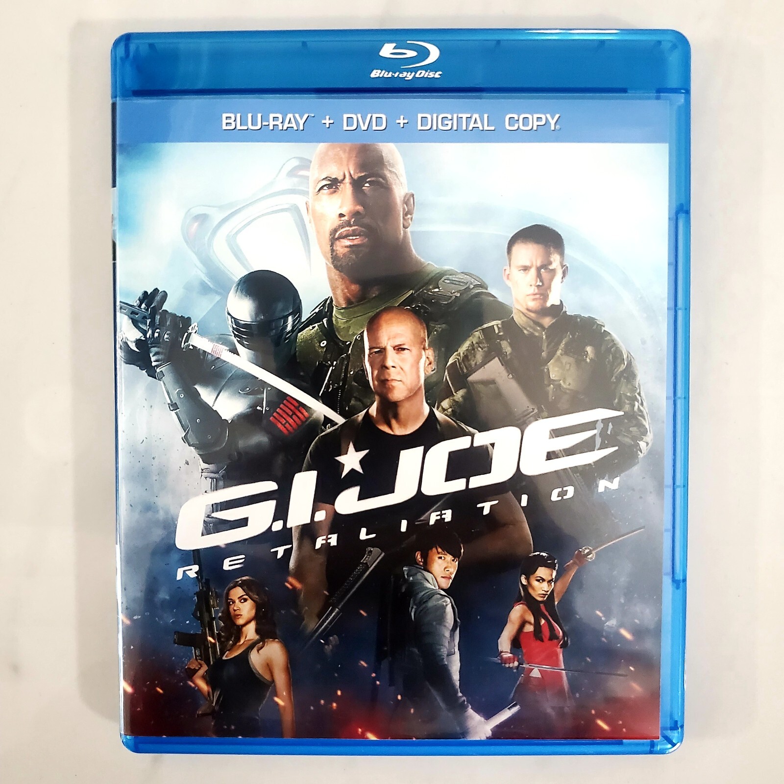 G.I. Joe Retaliation – Blu-ray + DVD – The Rock – Bruce Willis