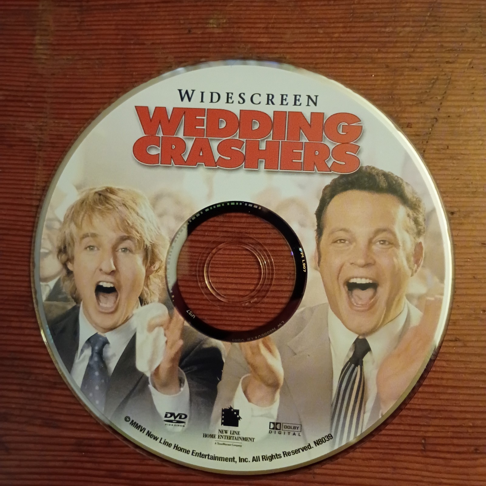 Wedding Crashers (DVD, 2005)Widescreen Pre-owned Disc Only 3600
