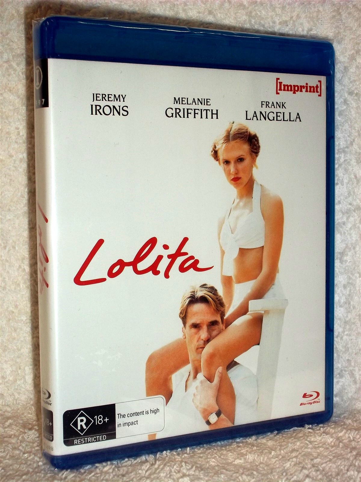 Lolita (Blu-ray, 2023) NEW Jeremy Irons Melanie Griffith drama Dominique Swain