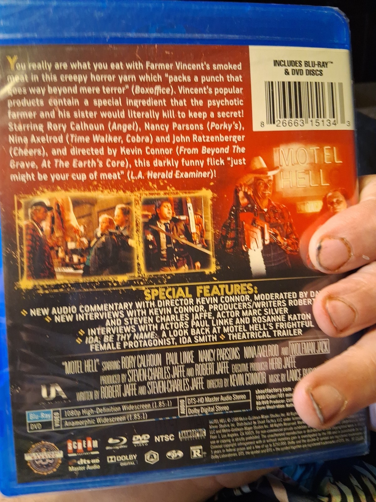 Motel Hell Blu-ray New Sealed Unopened