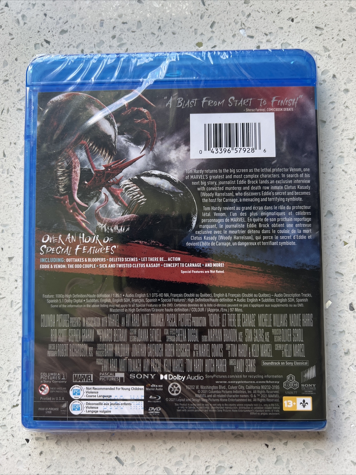 Venom: Let There Be Carnage (Blu-ray) | Brand New & Sealed | Free Shipping!
