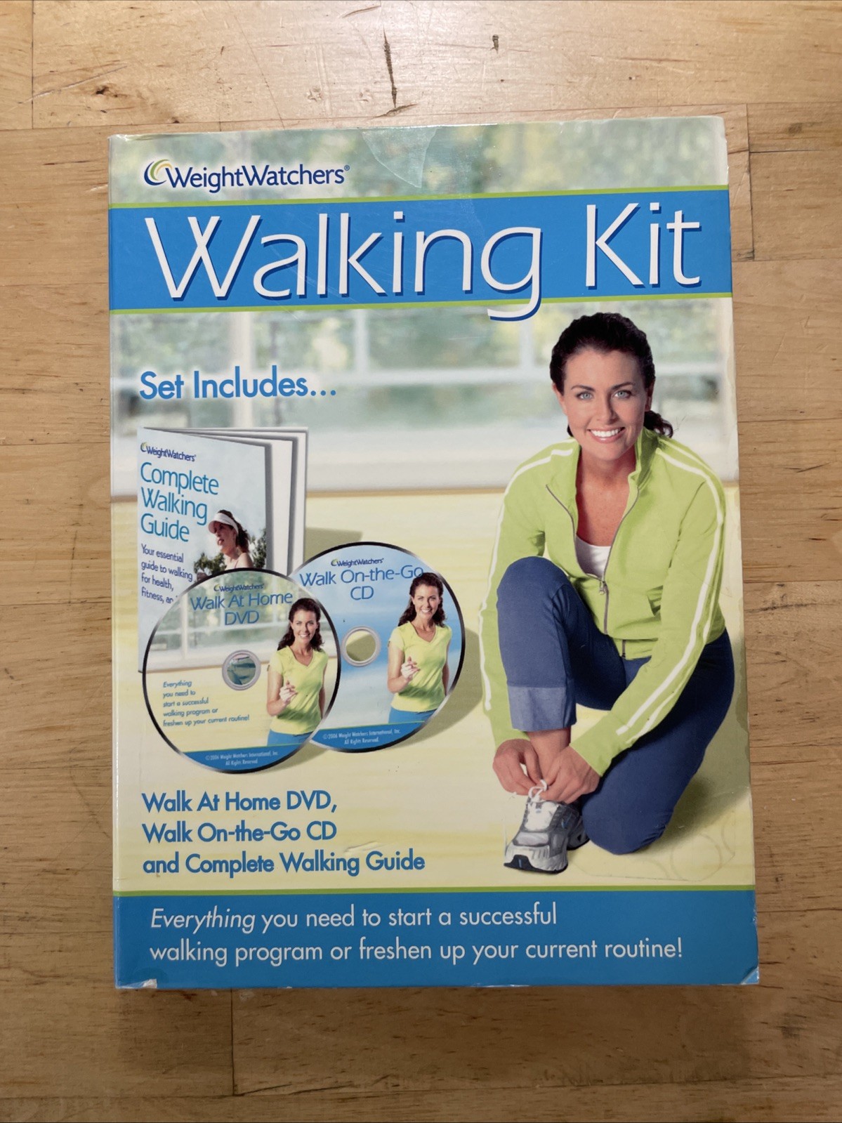 Weight Watchers Walking Kit DVD CD Complete Walking Guide Book Exercise