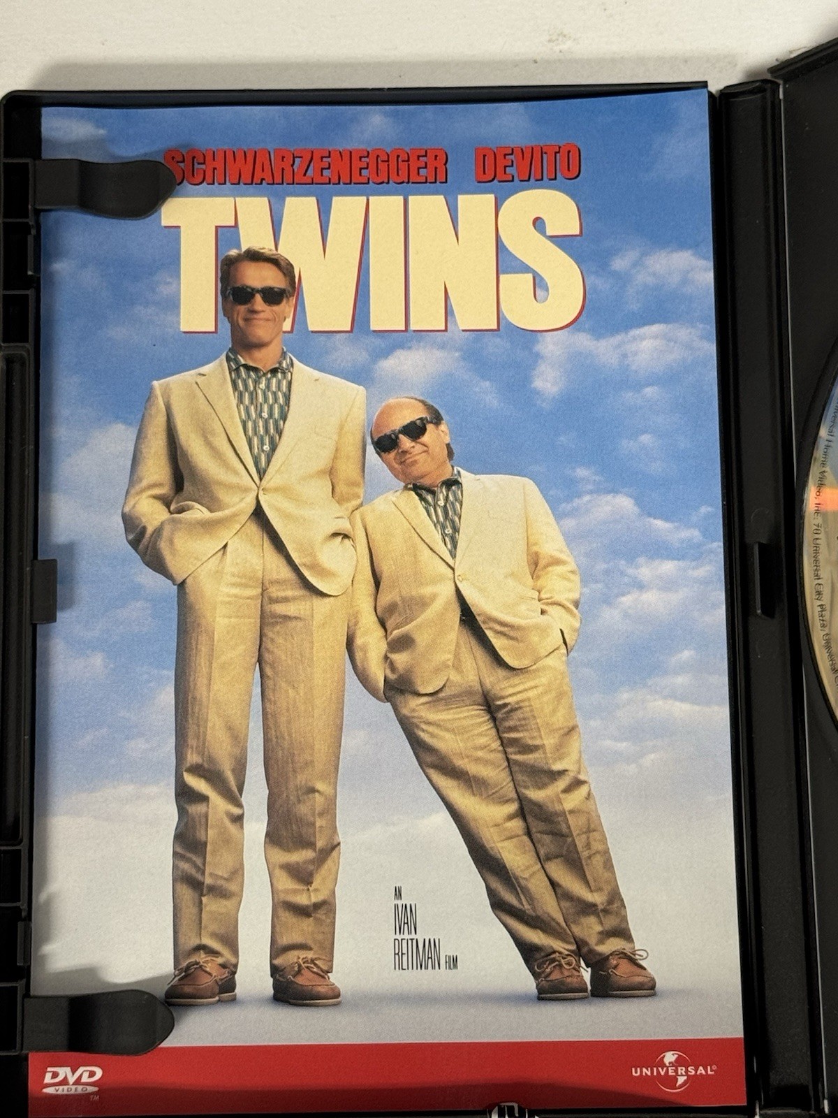 Twins DVD 1988 Schwarzenegger Danny DeVito Comedy Ivan Reitman