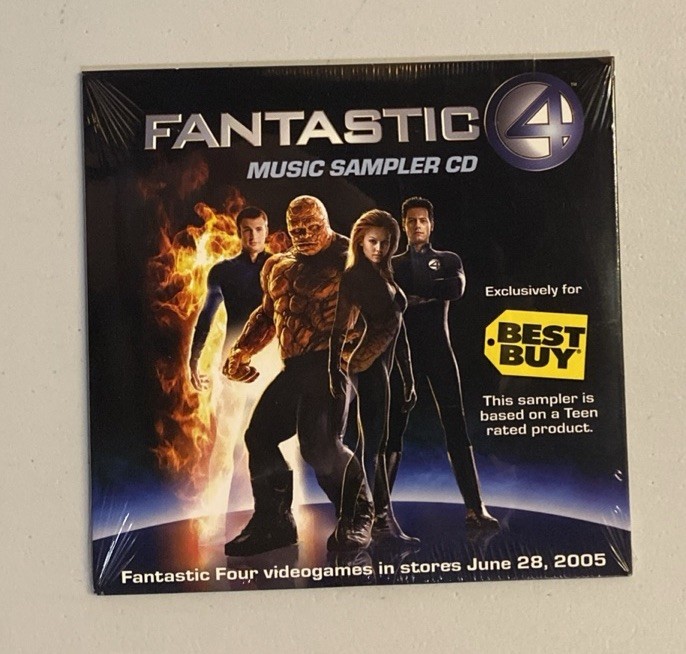 Fantastic Four (DVD, 2015) W/ Best Buy Exclusive Music CD sampler