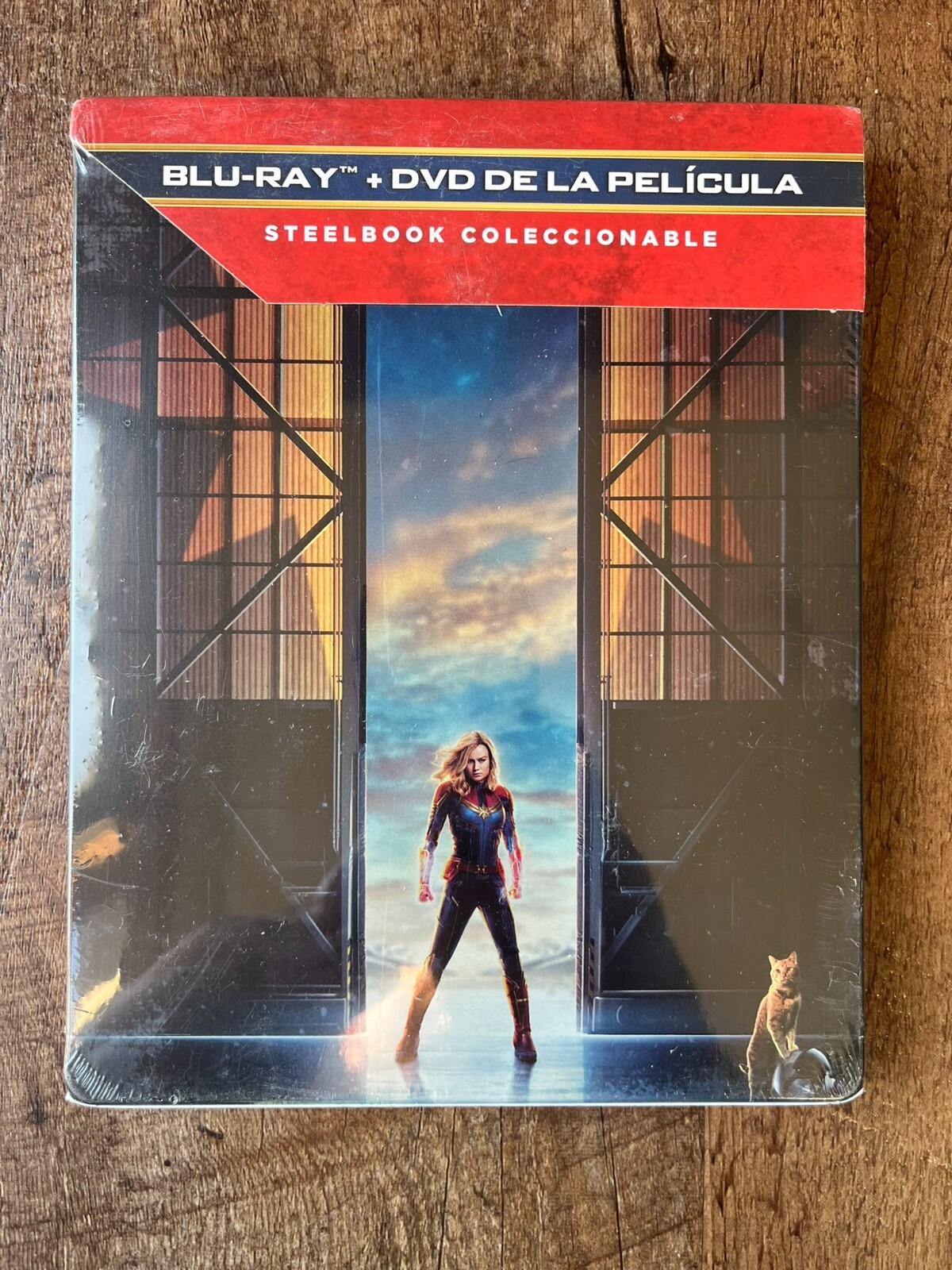 Captain Marvel w. Steelbook (Blu-ray, EU Import, Region Free) *NEW/SEALED*