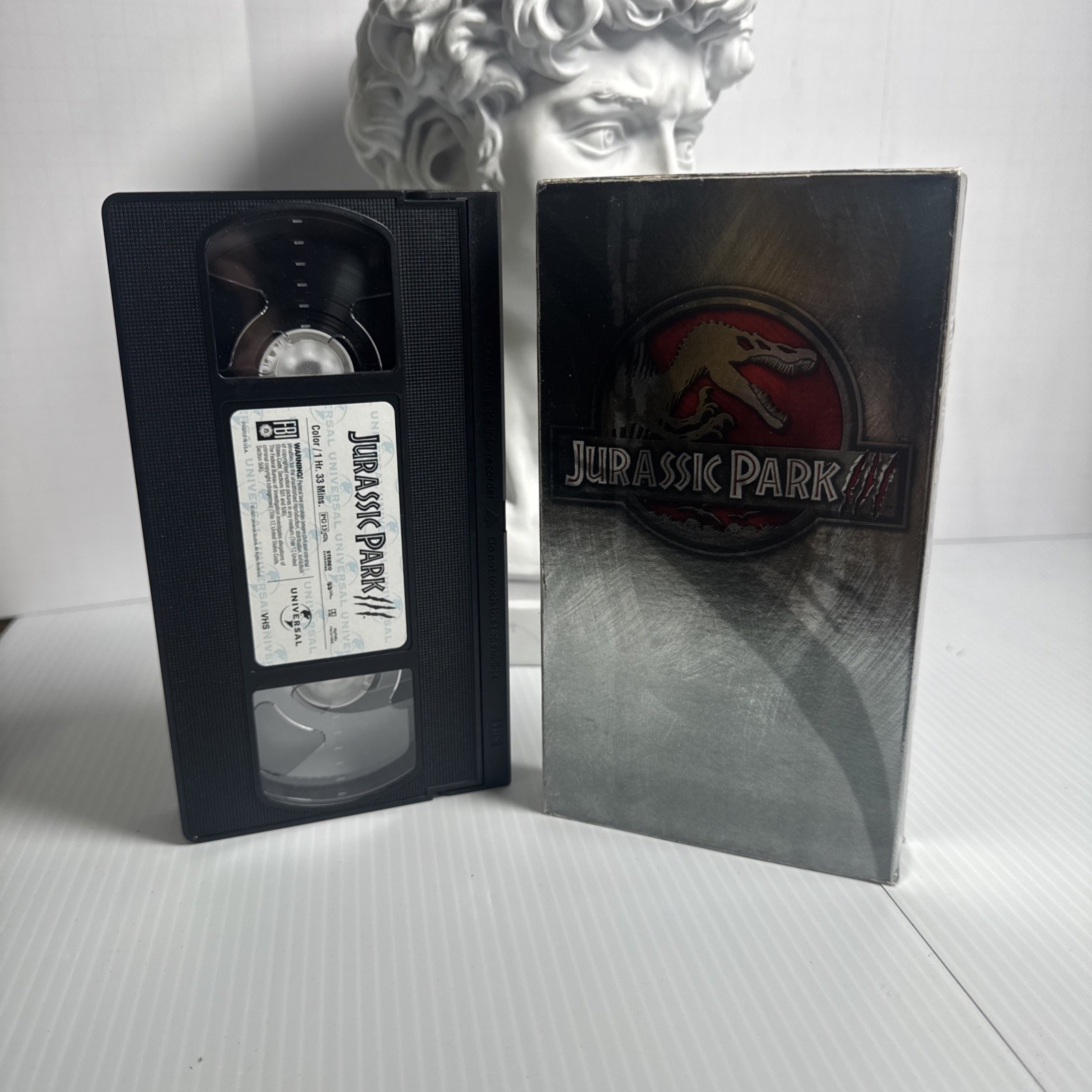 Jurassic Park 3 (VHS, 2001) Joe Johnston Steven Spielberg Sam Neil Dinosaurs Oop