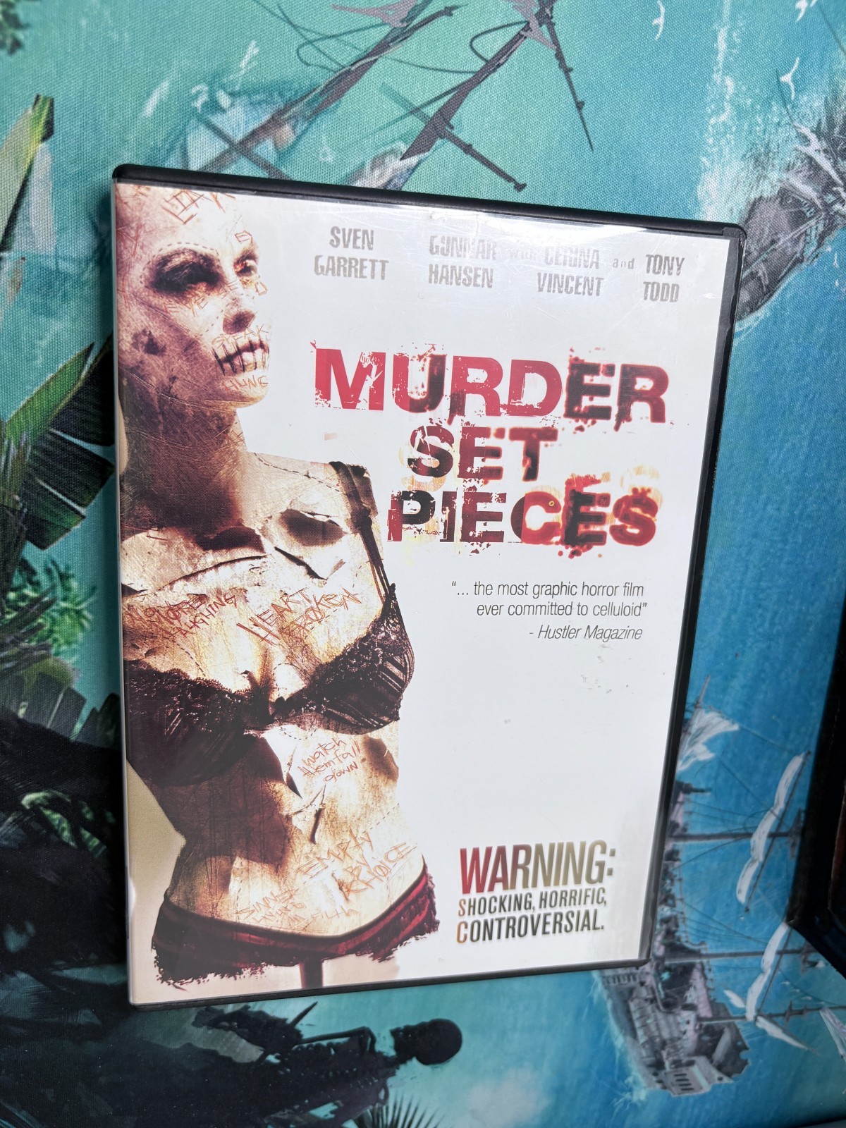 Murder Set Pieces DVD 2007 Tony Todd Rare HTF (Prior Rental)
