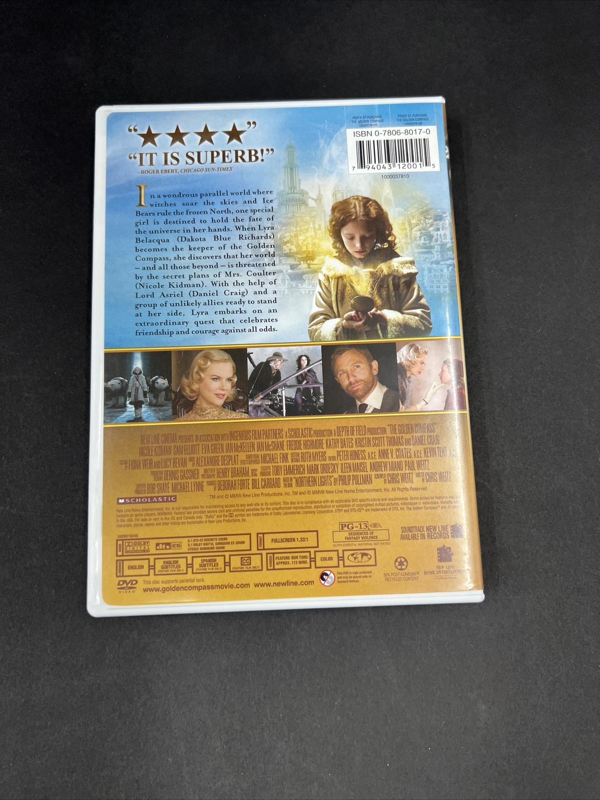 The Golden Compass (DVD, 2008, Full Frame)