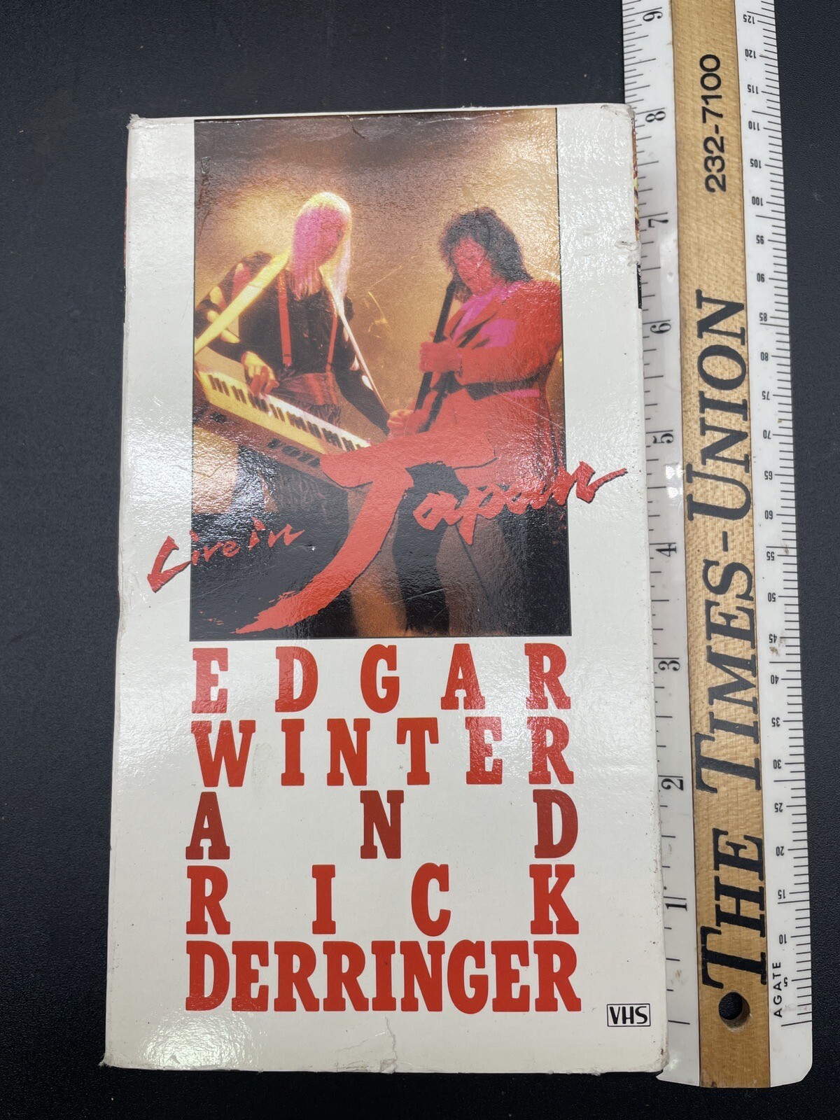 EDGAR WINTER & RICK DERRINGER LIVE IN JAPAN RARE VHS MUSIC CONCERT 1990 FRANKENS
