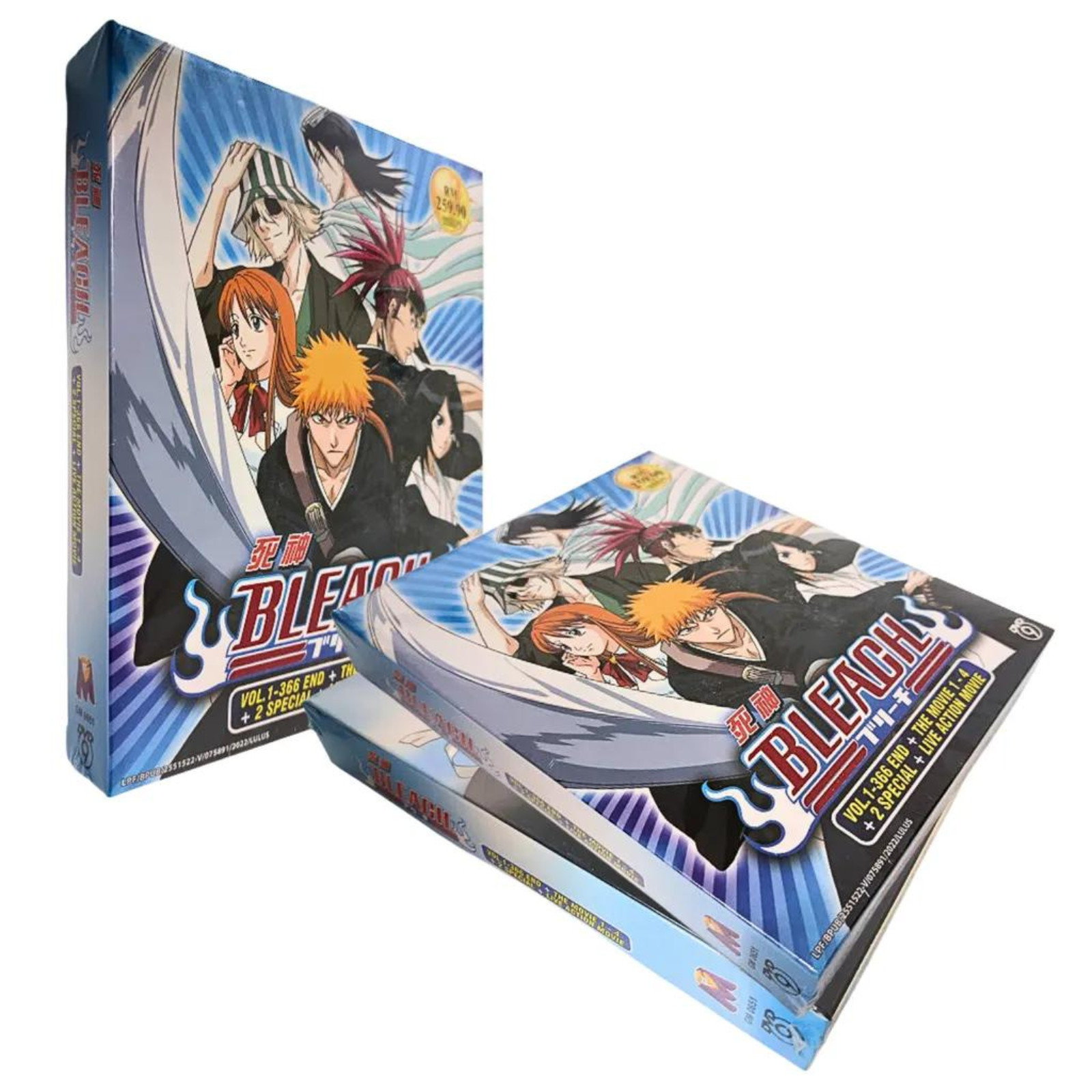DVD Anime Bleach Collection Vol.1-366 END + 4 Movies + 2SP English Dubbed Subbed