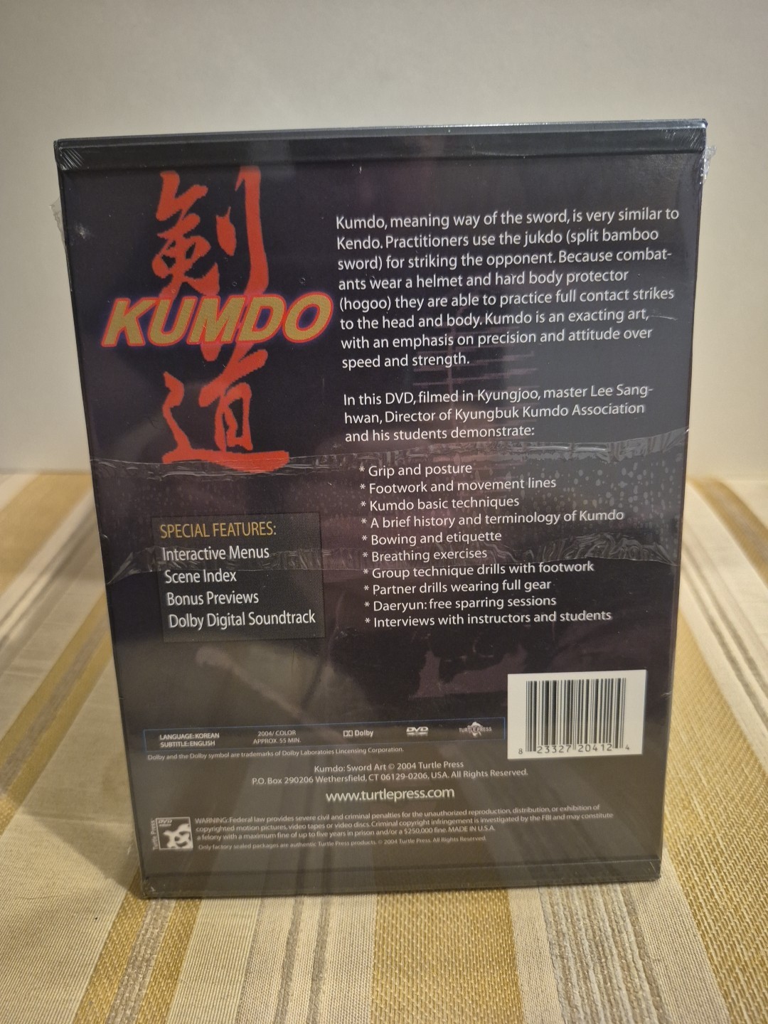 Kumdo Sword Art: Korean Kendo (DVD, 2007) Korean Kumdo Master Lee Sang Hwan NEW