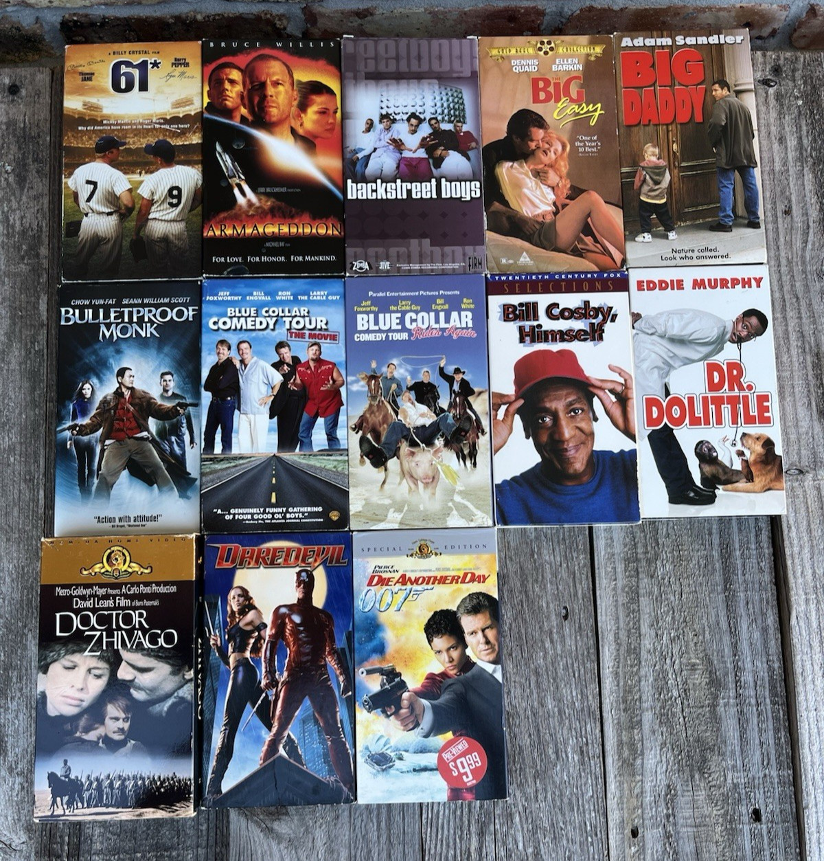 LOT OF 27 VHS MISC POPULAR MOVIES ACTION COMEDY DRAMA THRILLER SUPER HERO ETC