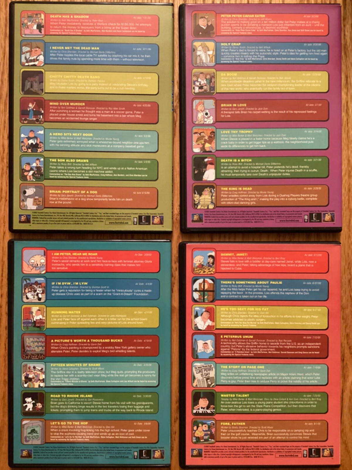 Family Guy Volume One Seasons 1 & 2 4-Disc DVD Box Set & Stewie Griffin: Untold
