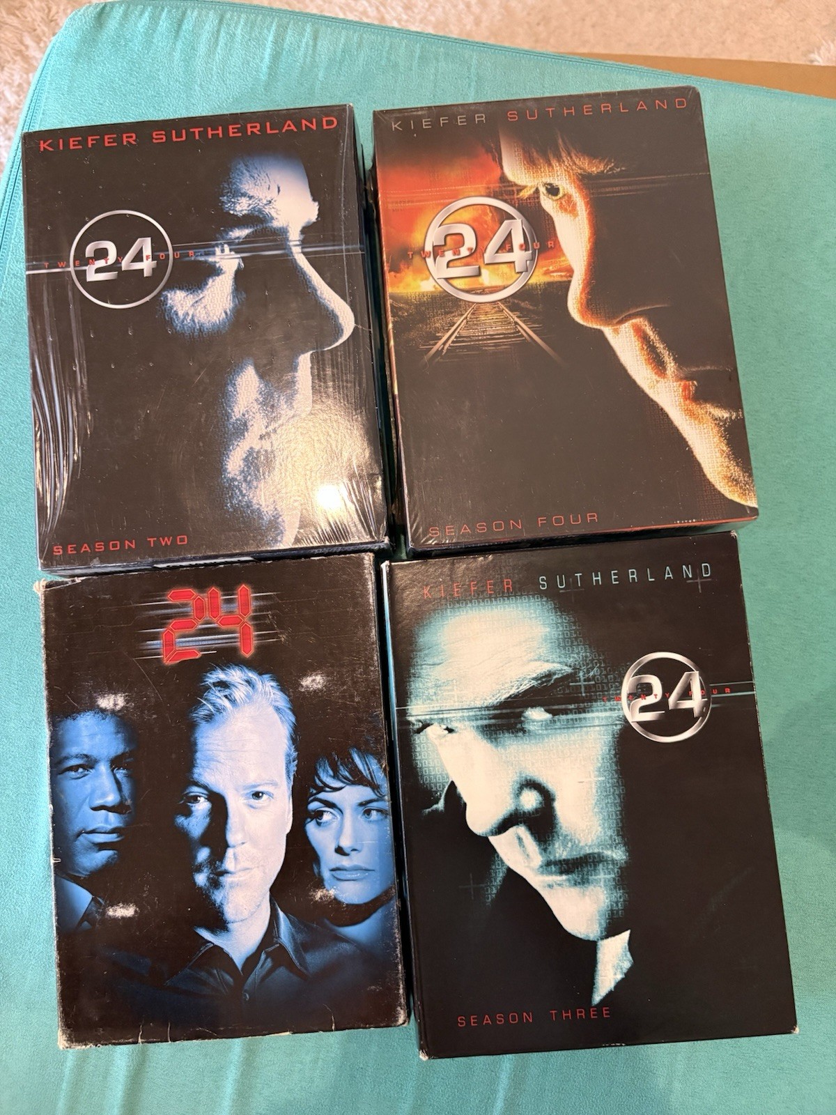 24 (2001 TV Series) Seasons 1-4 Kiefer Sutherland, DVD (season 2 Is Sealed)