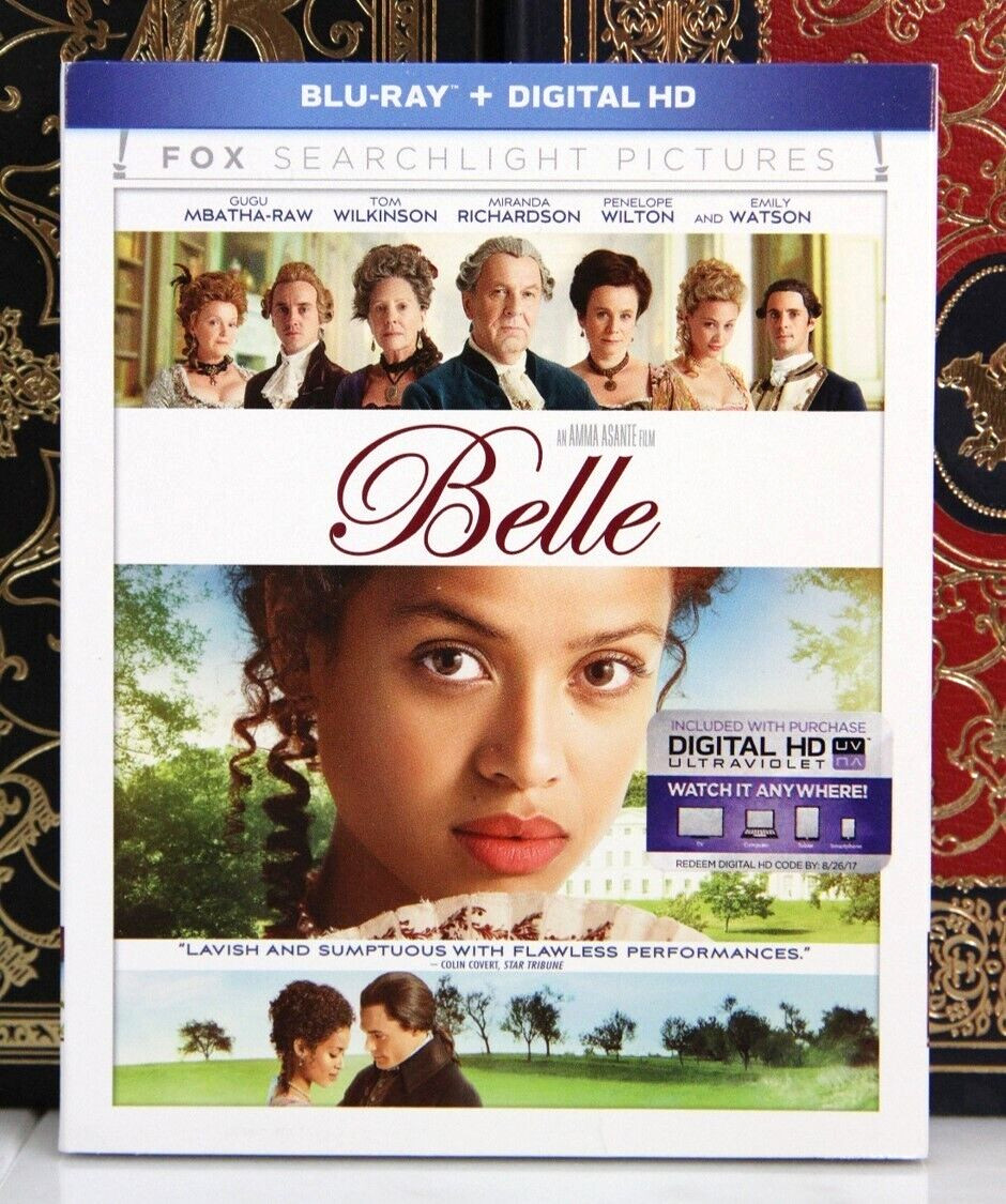 BELLE Gugu Mbatha-Raw Tom Wilkinson- BLU-RAY w SLIPCOVER + DIGITAL- I SHIP BOXED