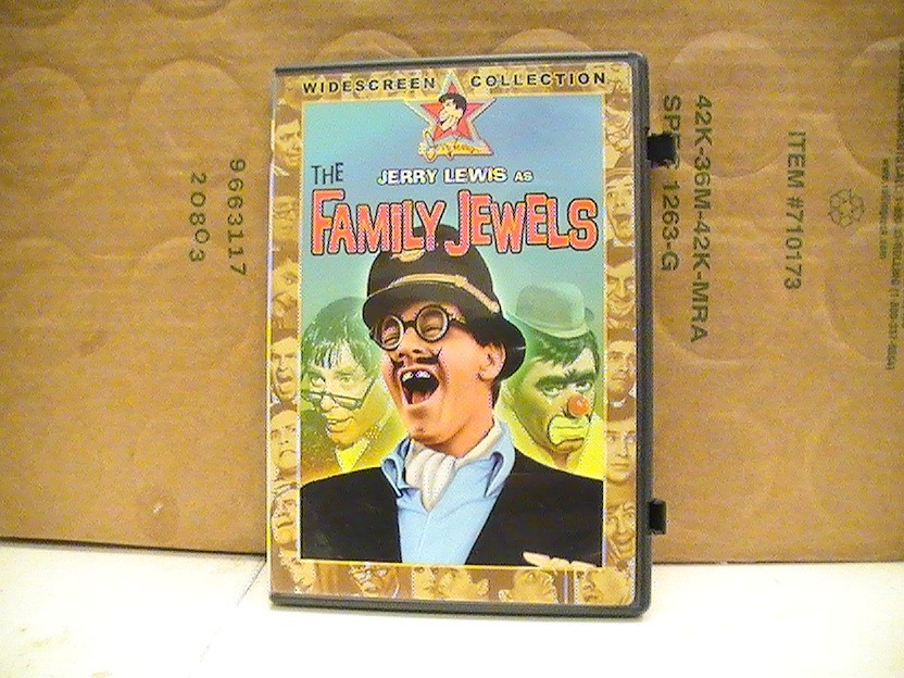 The Family Jewels 1965 DVD 2004 Jerry Lewis Sebastian Cabot Donna Butterworth NR