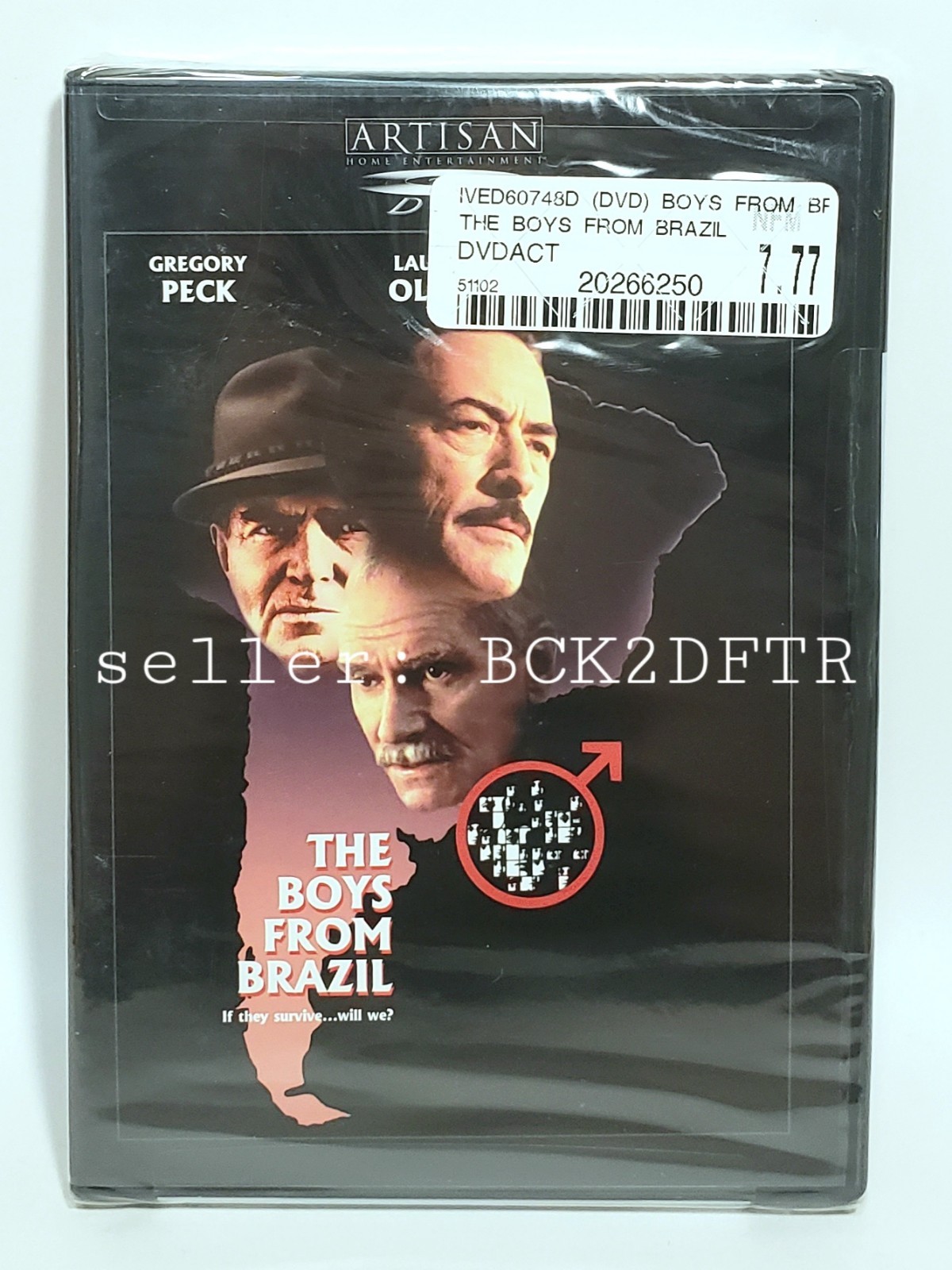 🔥 THE BOYS FROM BRAZIL (1978) DVD 1999 Gregory Peck Laurence Olivier NEW SEALED