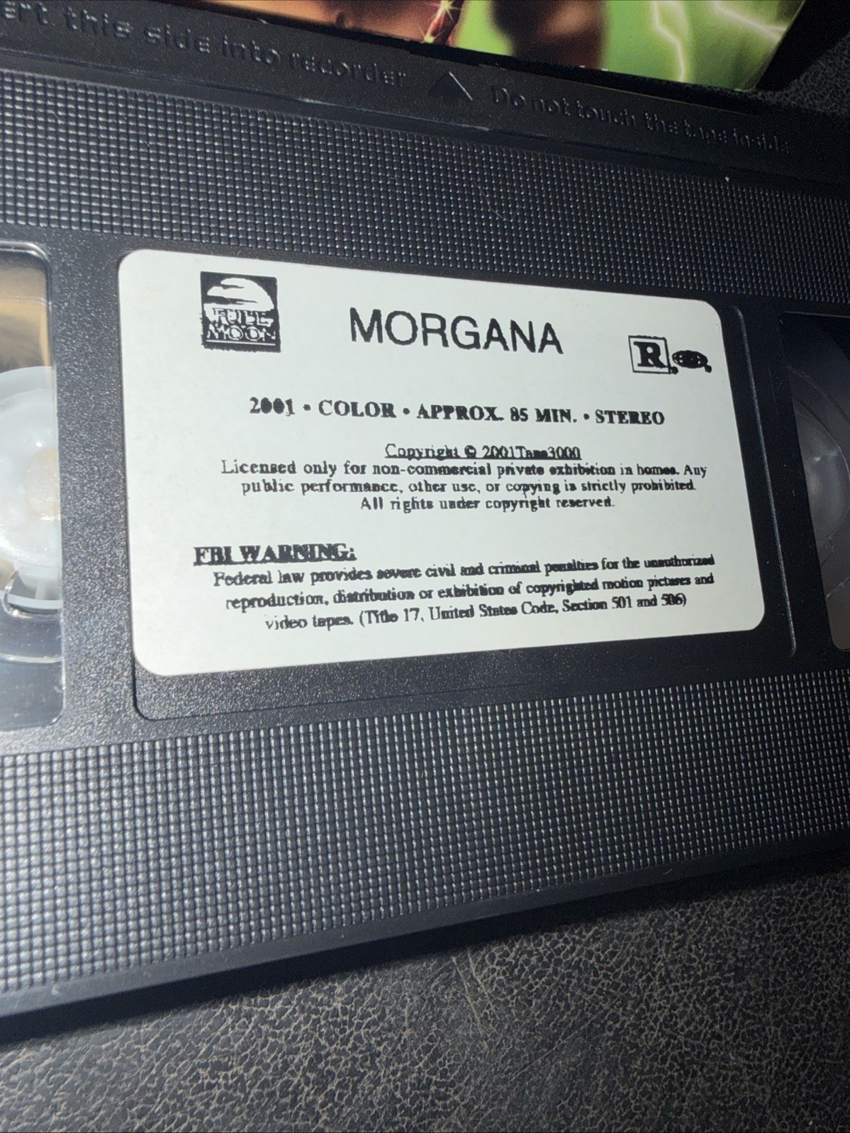 Morgana (1995) VHS – 2001 Full Moon Release. Julie Strain, Michelle Bauer