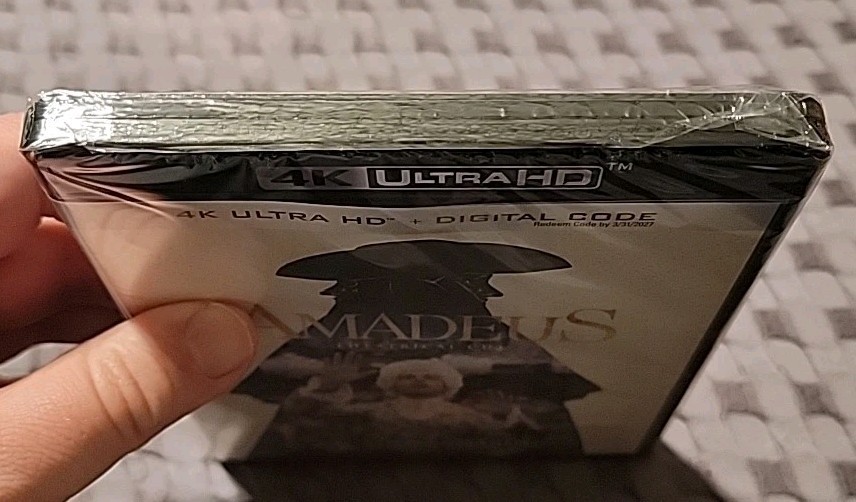 NEW Amadeus (4K Ultra HD, Digital, 1984, Theatrical) F. Murray Abraham SEALED