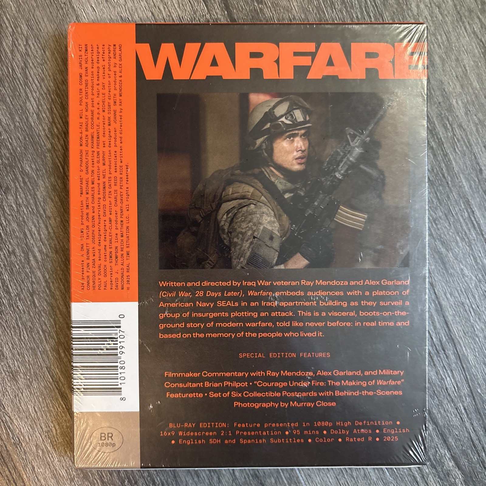 Warfare (2025) Blu-ray. A24. Rated R. 95 Minutes – New Sealed