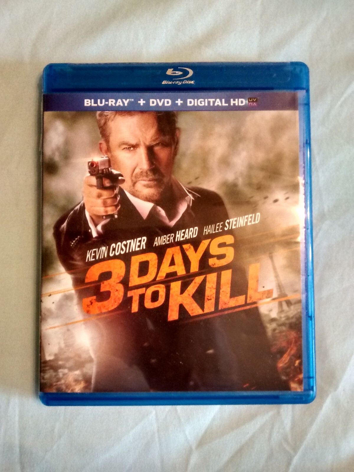 3 DAYS TO KILL 2-Disc Set- Kevin Costner*Amber Heard*Connie Nielsen*Besson & McG