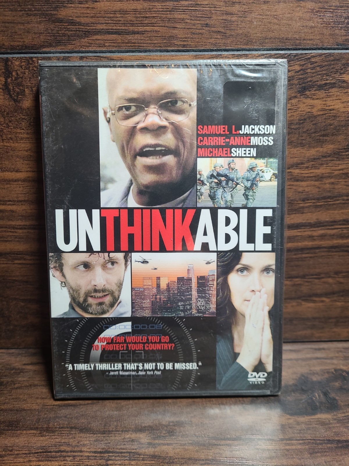 NEW Unthinkable DVD Jackson Sheen Thriller Suspense Special Features