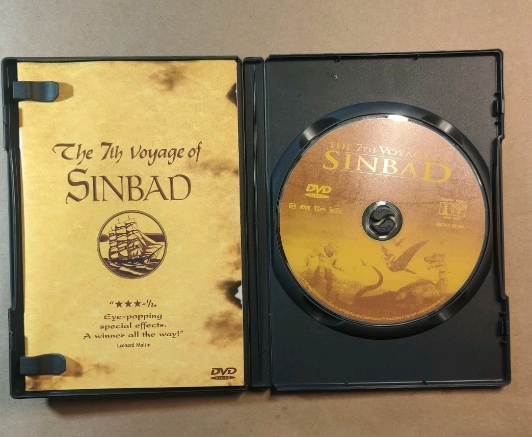 The Seventh Voyage of Sinbad (DVD, 1999, Multiple Languages) Very Good Condition