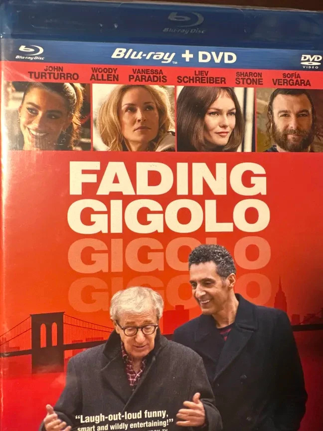 Fading Gigolo [Blu-ray/DVD] John Turturro, Woody Allen New Sealed Free Shipping