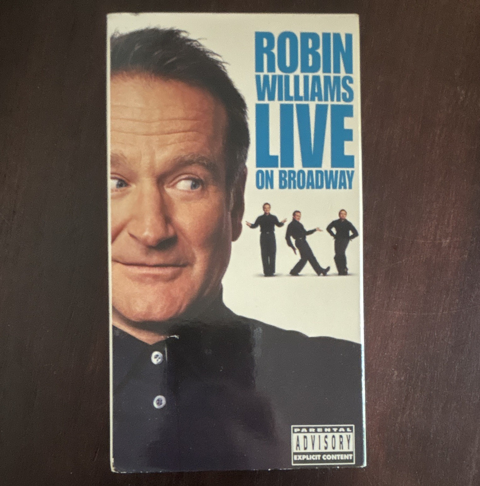 HBO Home Video Robin Williams Live on Broadway VHS NTSC Comedy Stand-Up NR