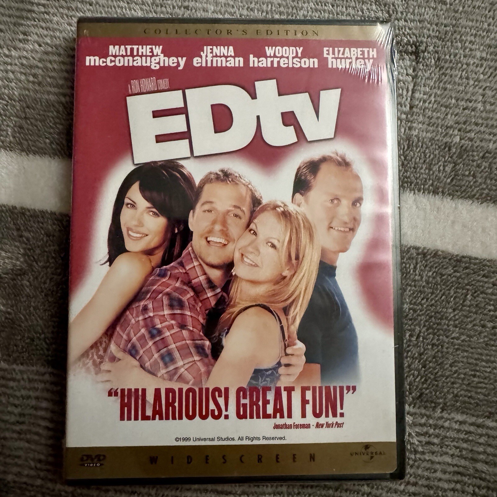 EDtv DVD Matthew McConaughey Woody Harrelson Elizabeth Hurley BRAND NEW SEALED