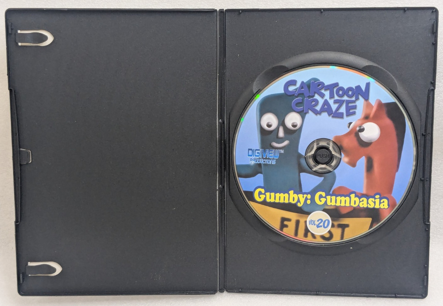 Gumby Gumbasia Cartoon Craze Vol 20 (DVD, 2004, Digiview Productions)