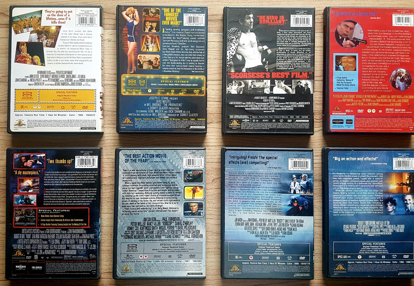 METRO-GOLDWYN MAYER MOVIES – ACTION ADVENTURE, COMEDY, DRAMA, ROMANCE, SUSPENSE