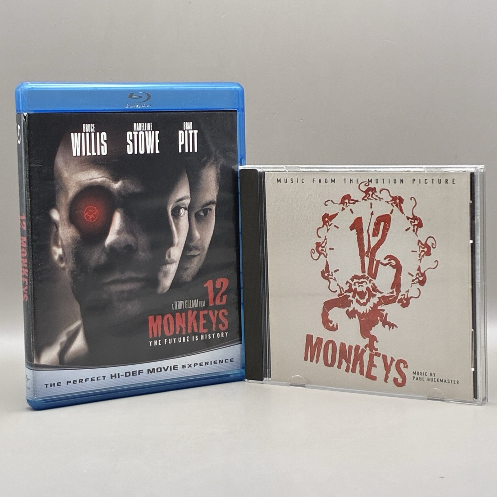12 Monkeys (1995) Blu-ray + Music From The Motion Picture Soundtrack CD