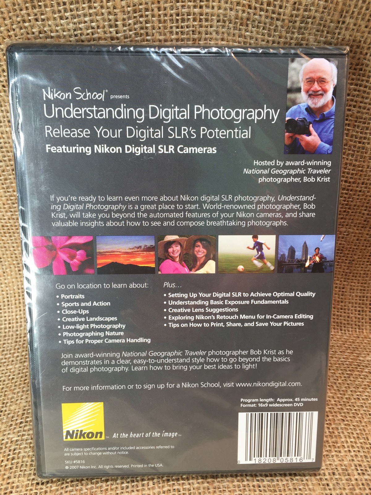 New Sealed Nikon School Understanding Digital Photography DVD