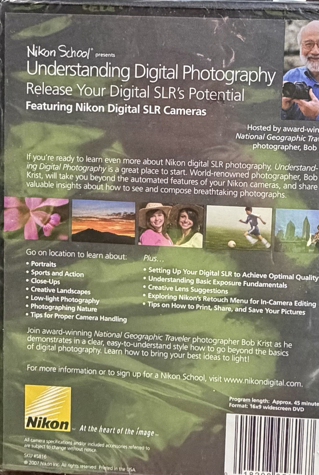 Nikon School DVD Understanding Digital Photography (DVD) NEW