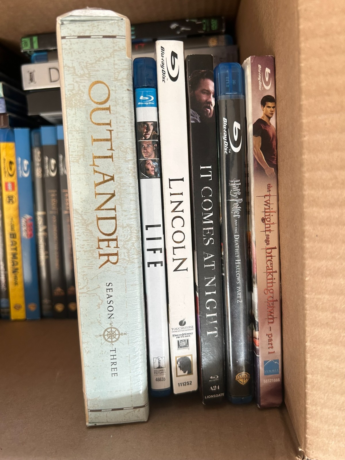 BLU-RAY Lot Miscellaneous Outlander Twilight John Wick Taken Serenity Rio Hobbit