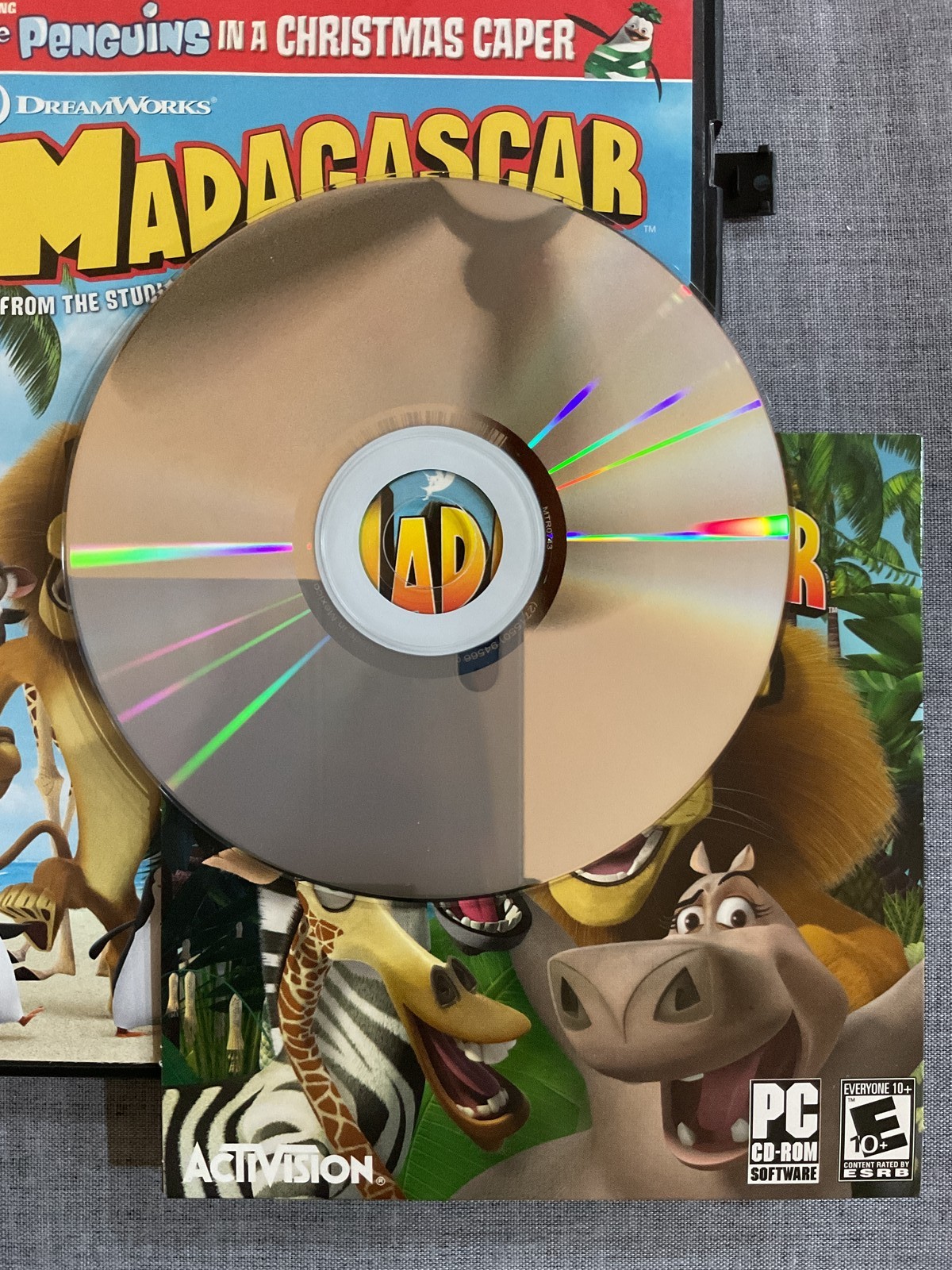 Madagascar DVD Widescreen DreamWorks Animation Bonus 2005 Ben Stiller Chris Rock