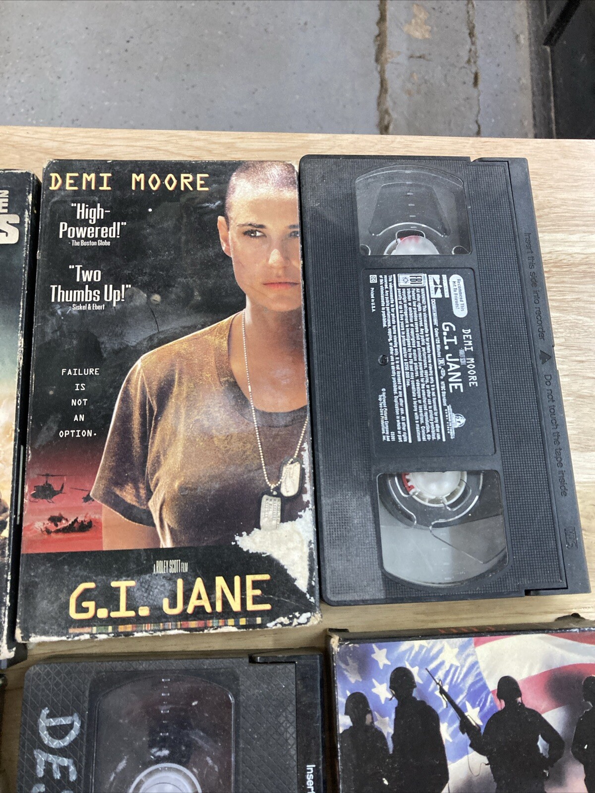 Gettysburg VHS war movie lot Hamburger hill G.I. Jane number 1 sniper windtalker