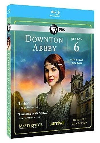 Downton Abbey: Season 6 (The Final Season) [Blu-ray] + Comes W/ Slipcover~LNC~