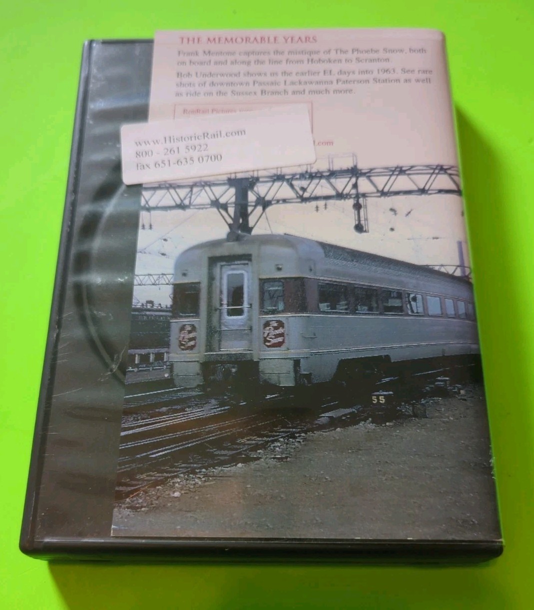 Our Memories of The Erie Lackawanna 2 Disc DVD Plays Looks New Trains Railroads