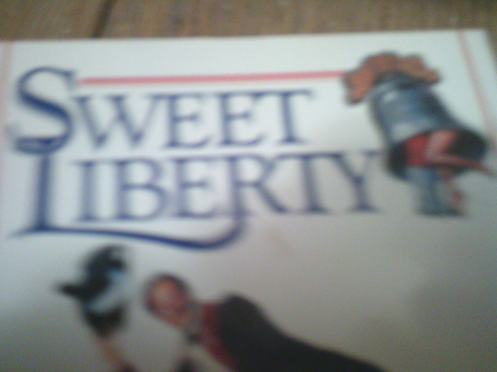 Sweet Liberty VHS Alan Alda Michael Caine Michelle Pfeiffer Lusty Romp Comedy