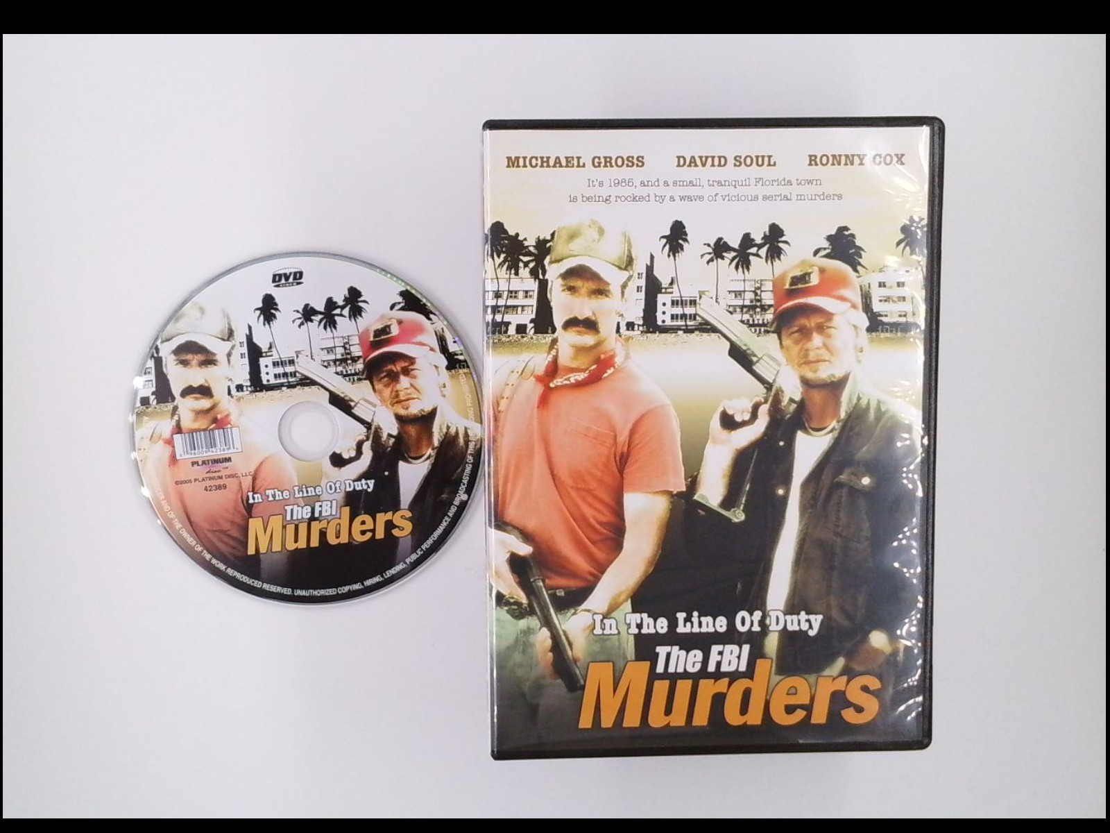 In the Line of Duty: FBI Murders ● 2005 DVD ● Like New Crime ● Free Shipping