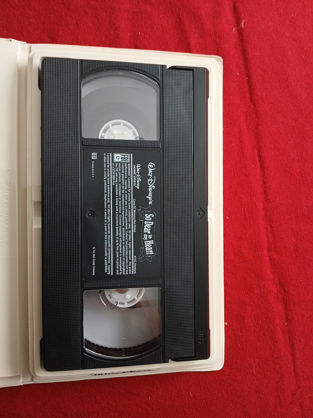 So Dear to My Heart (VHS, 1992) Walt Disney Pictures Burl Ives Bobby Driscoll