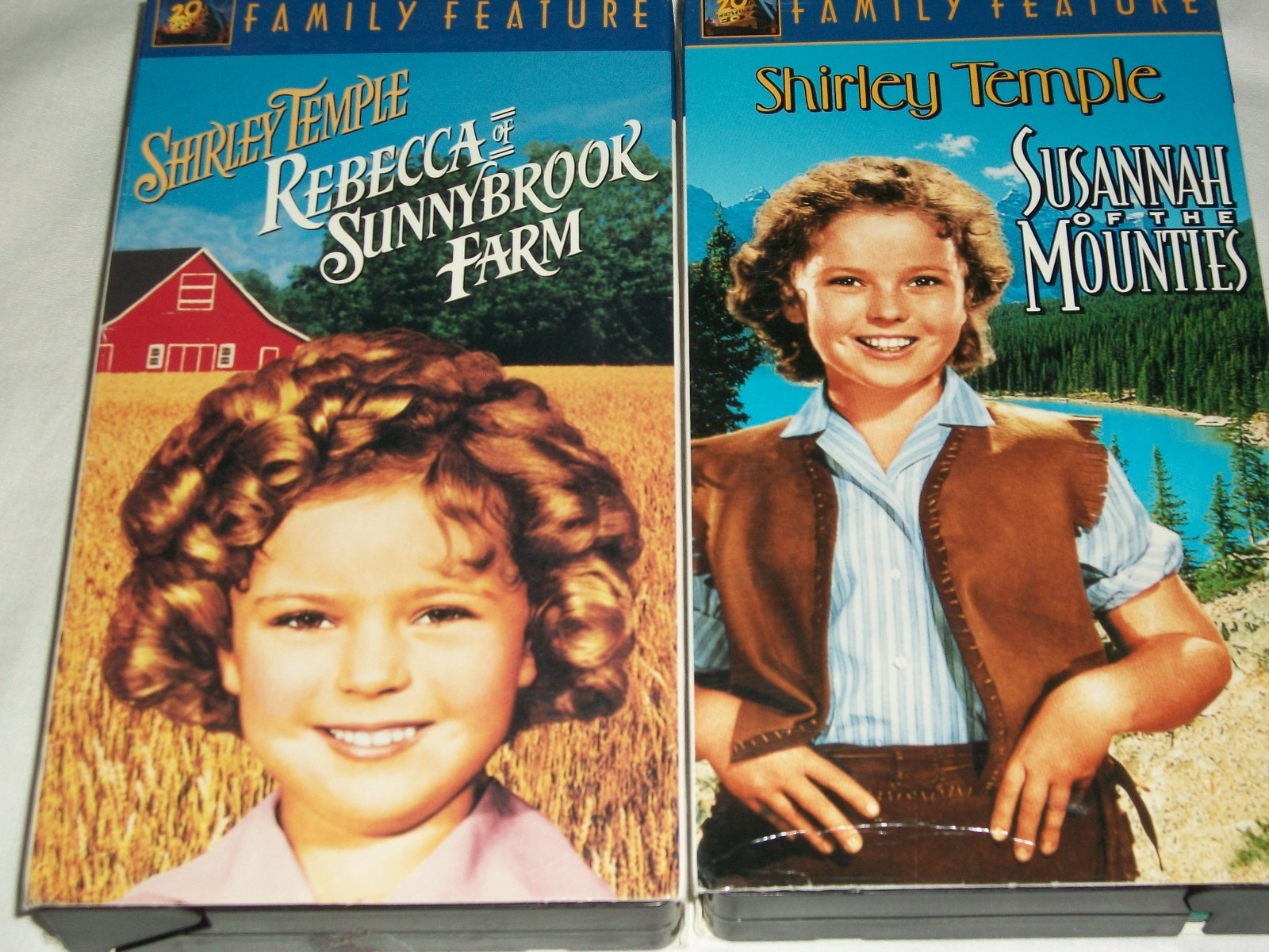 Shirley Temple VHS 13 Movies Lot Blue Bird Curly Top Dimples Bright Eyes Rebel