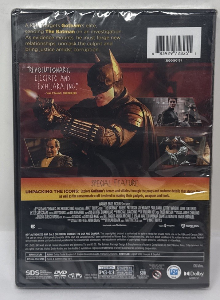 The Batman (DVD, 2022)