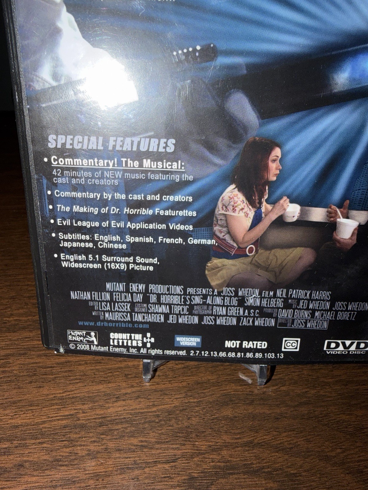 Dr. Horrible’s Sing-Along Blog (DVD, 2008) Neil Patrick Harris Nathan Fillion