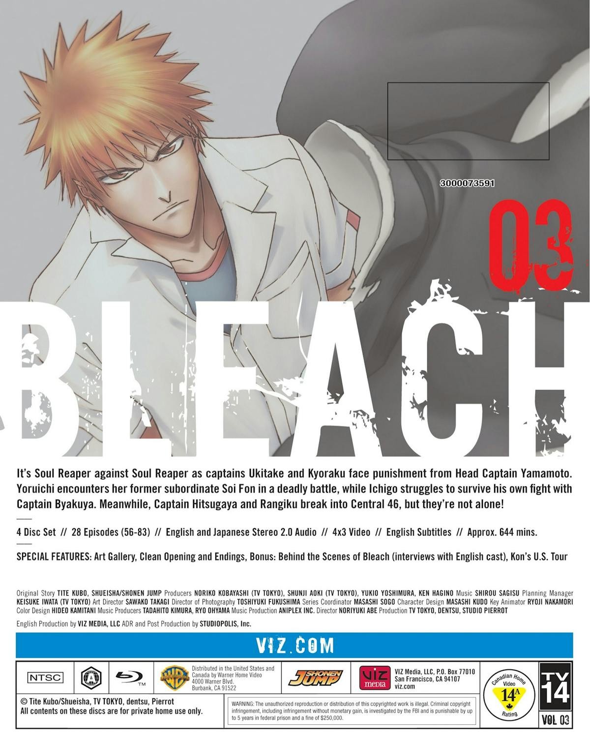 Bleach Blu-ray NEW