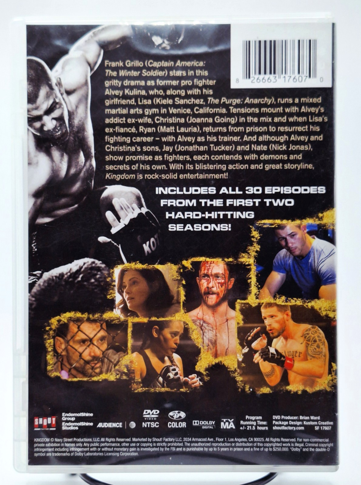 Kingdom: Seasons One and Two (2014-2016/2017, 9-Disc DVD) 30 eps, READ!